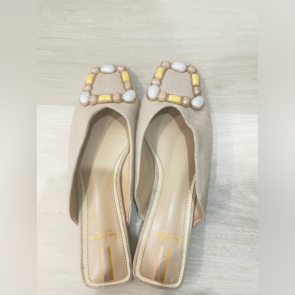 Sam Edelman Lavina 4 Embellished-Buckle Mules size 6 - Picture 2 of 4